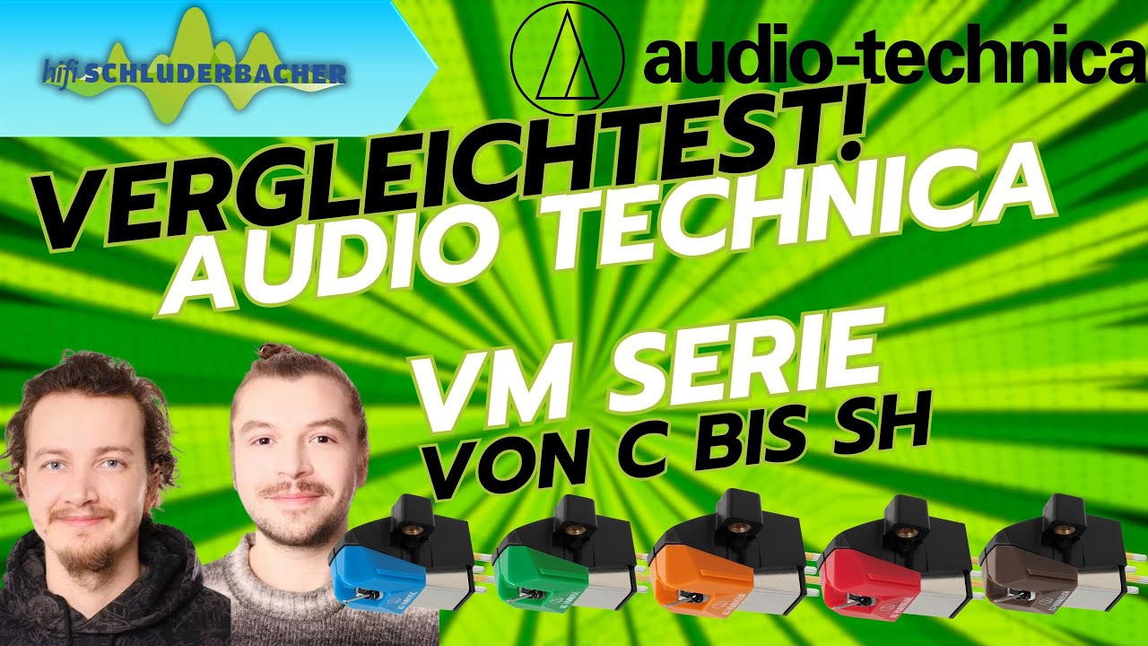 Audio Technica AT-VM95 Serie im Vergleich! Wie groß sind die Unterschiede zwischen den Tonabnehmern?