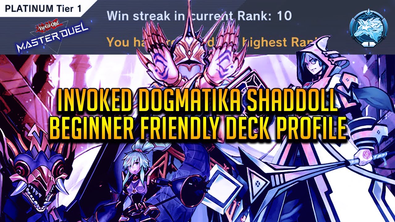 MASTER DUEL Invoked Dogmatika Shaddoll Deck Profile with Combo Breakdown !!