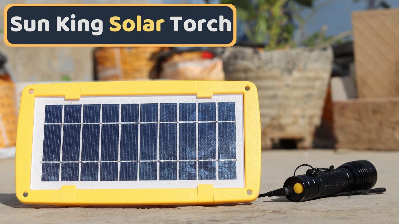 Best Torch Light In India | Solar Torch with Price | Sun King Torch - Rechargeable Light LED Torch