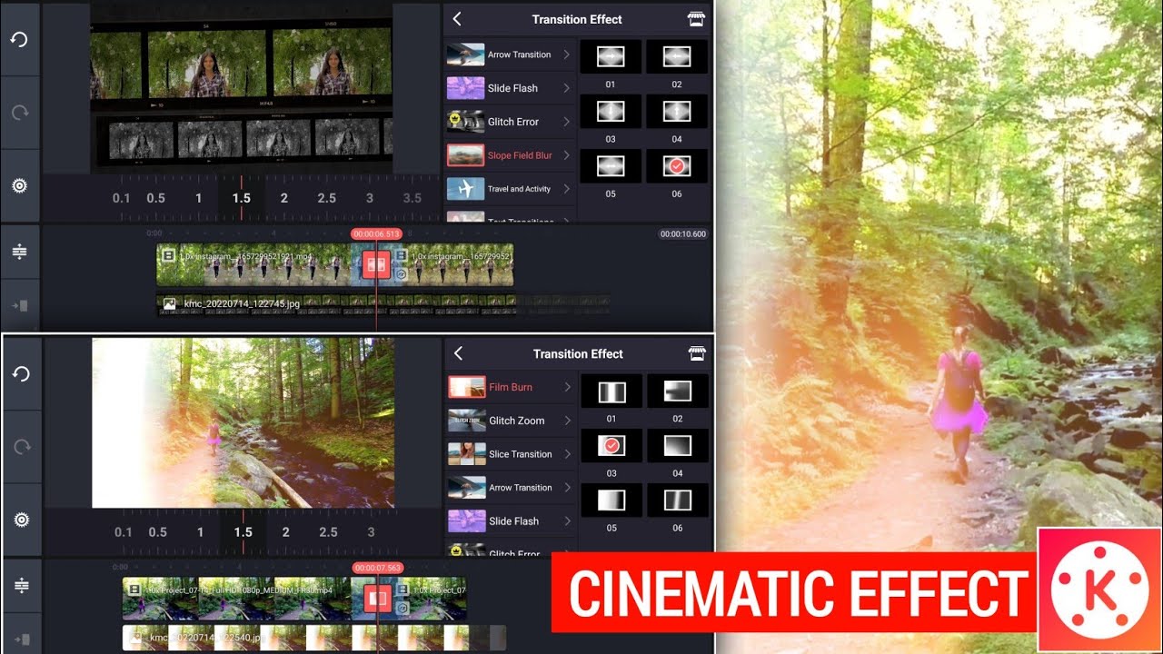 Kinemaster Cinematic Flicker Effect Video Editing | Flash Effect Video Editing Kinemaster Tutorial