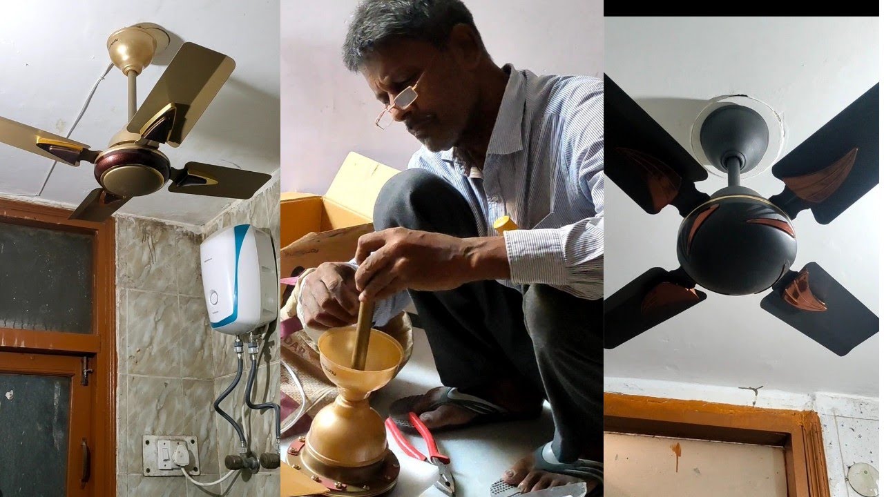 Unboxing Mini ceiling fans for bathrooms,गर्मी से बचने के लिए बाथरूम में छोटे पंखे मैंने आज लगवाएं☺️