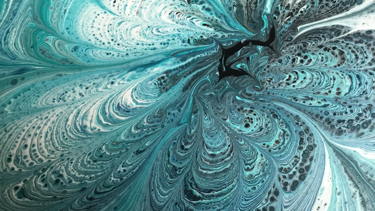 (161) Dirty Pour Bottle Bottom Acrylic Pouring