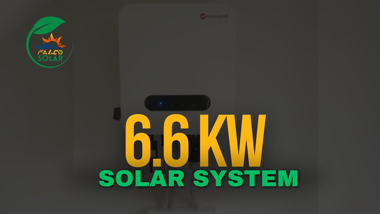 6.6 KW solar system ( Canadian 555 watt & Hopwind 10 KW inverter)