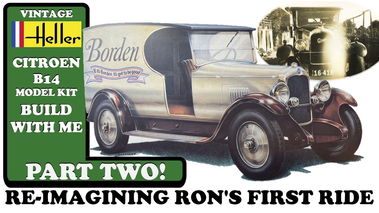 PART TWO - Heller 1926 B14 Citroen Model Kit Build