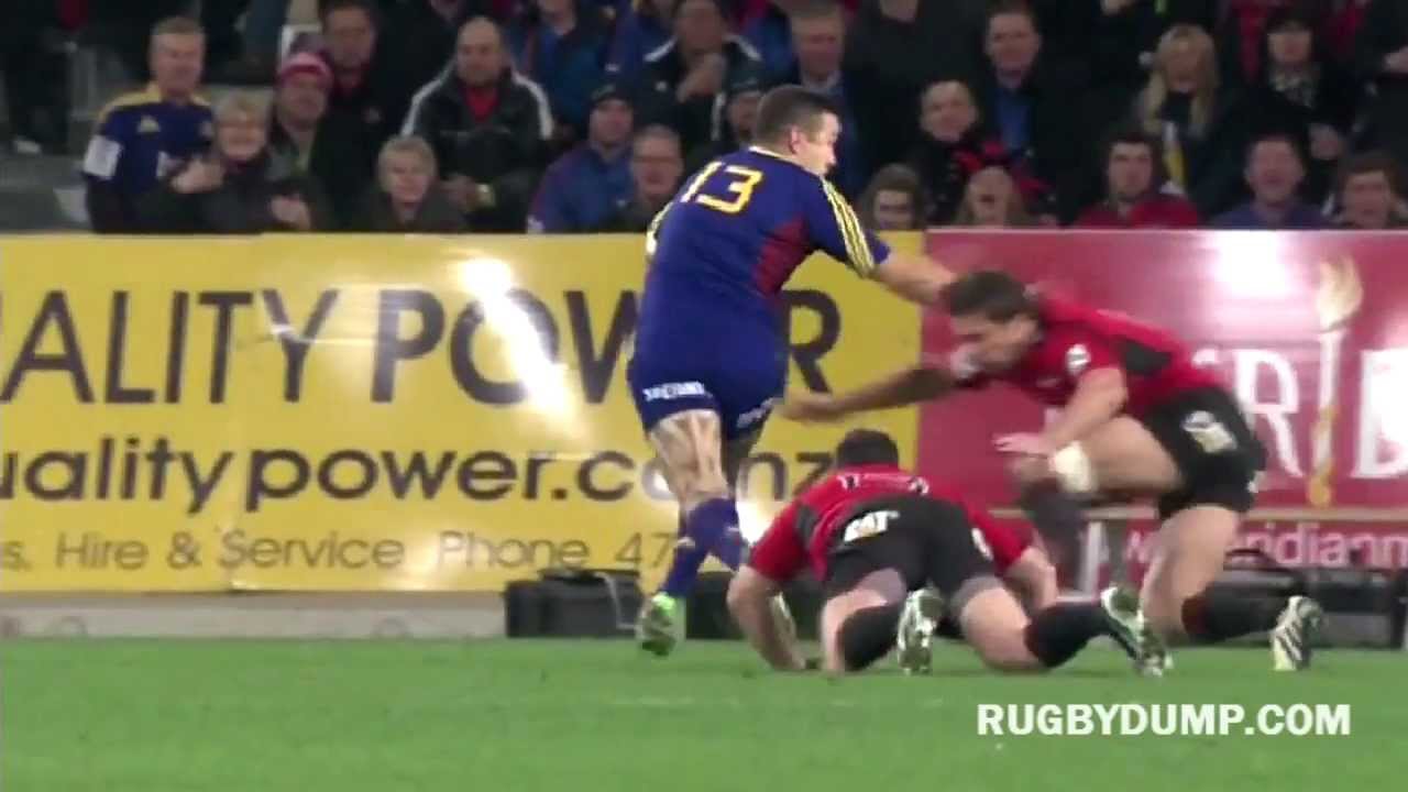 Tamati Ellison incredible pass for Ben Smith try