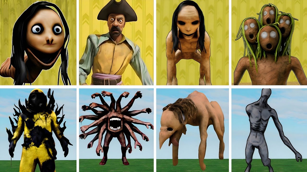 SCP MORPH Backrooms 2.0 UPDATE | How To Captain Clark + All 13 New SCP Morphs | Secret SCP MORPH