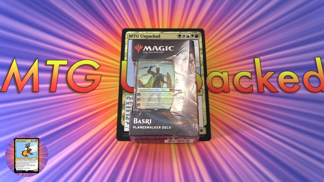 Core Set 2021 Basri Planeswalker Deck Unboxing