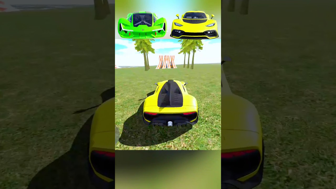 Impossible Sports Car Stunt Challenge! 😱#shorts #short