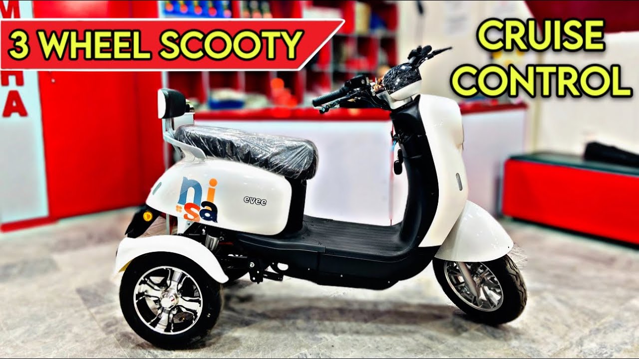 Evee Nisa 3 Wheel Electric Scooty 2024 Complete Review & Price