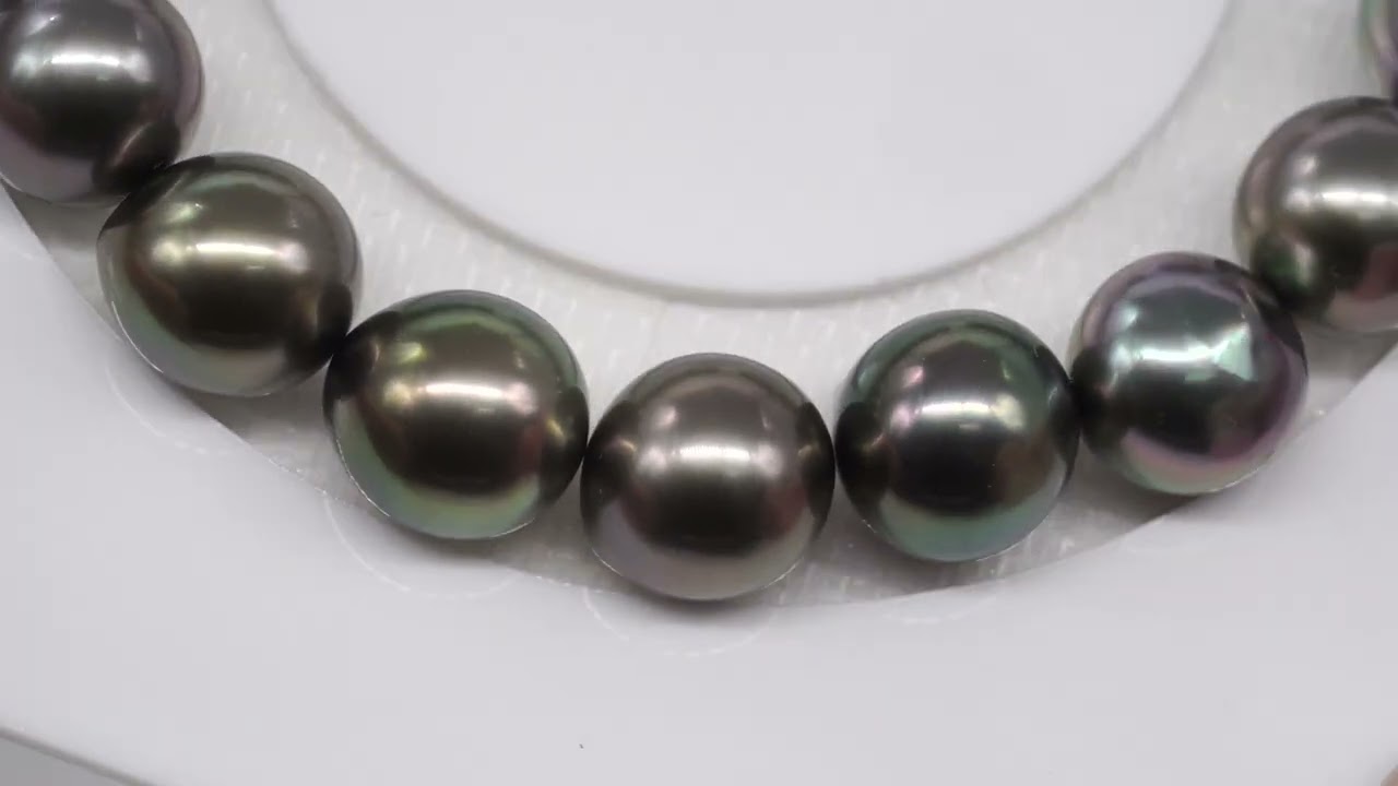 18pcs Shinny Cherry Mix Bracelet - Tahitian Pearl BR1144