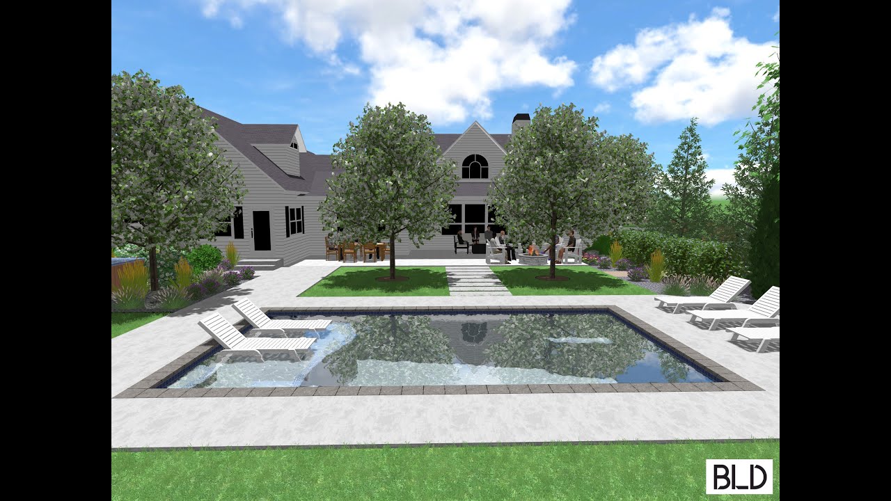 Eagle Pool & Backyard Design