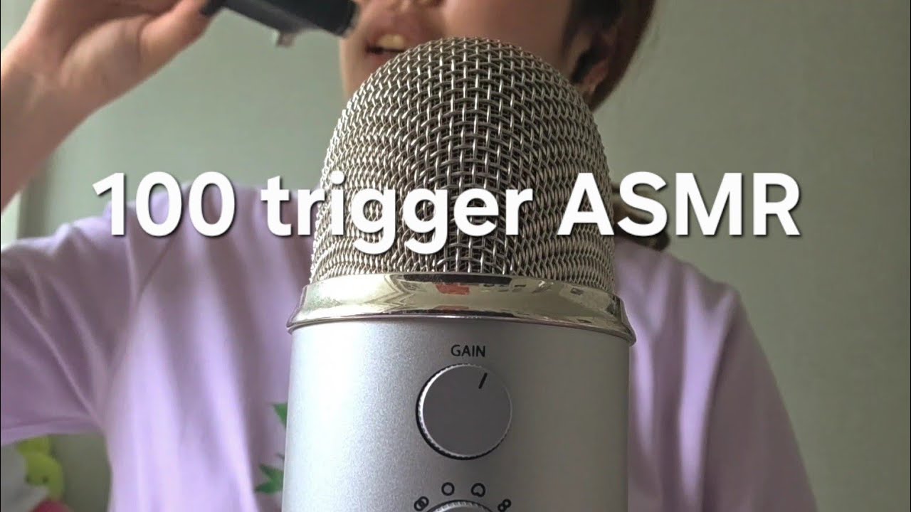 100 trigger ASMR  in 5 minutes