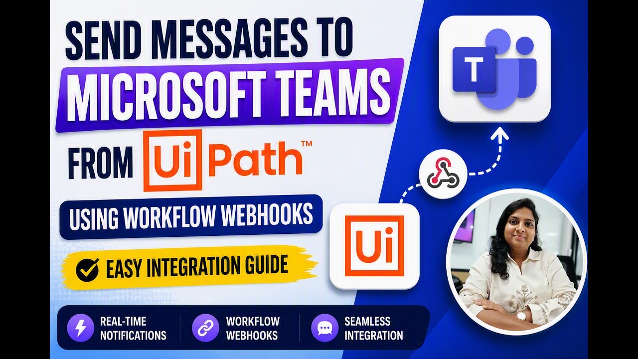 Отправка сообщений в Microsoft Teams из UiPath с помощью Workflow WebHooks | Простое руководство ...