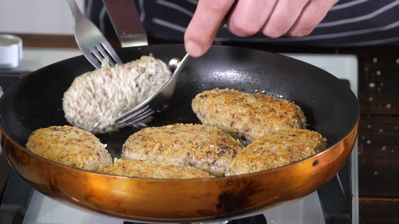 🧅🧄Pysznie tanio i szybko kotlety z kaszy kapusty kiszonej i suszonych grzybów/ Oddaszfartucha