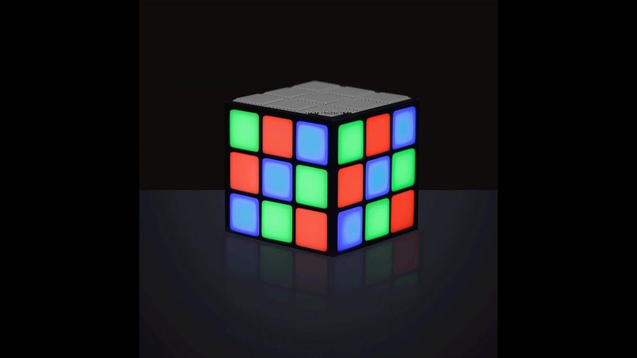 geschenkidee.ch - LED Bluetooth Lautsprecher &ndash; Rubik Cube