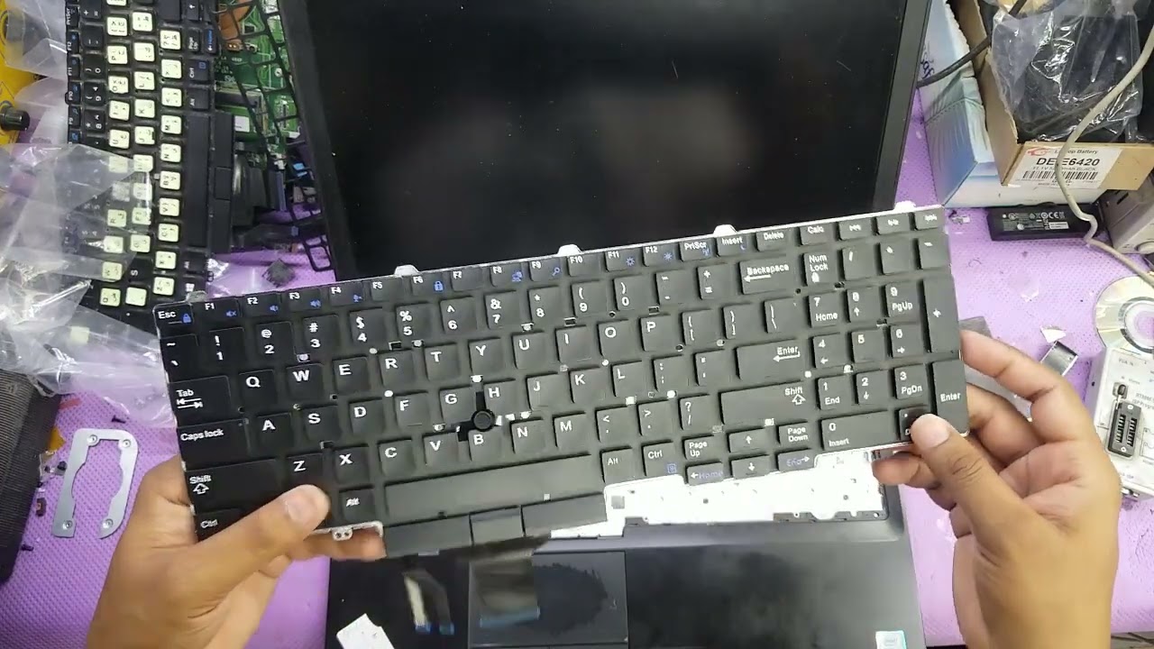 Dell E5570 how to replace the keyboard,Dell 5570 How to change keyboard,Dell E5570 keyboard change