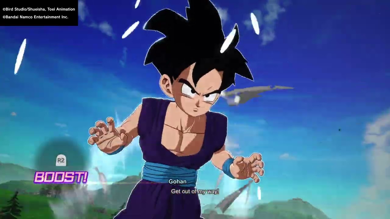 Goku trunks and gohan Vs cell