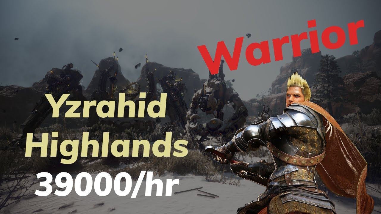 BDO 각성워리어 이스라히드 고원 39000/hr Awk Warrior Yzrahid Highlands