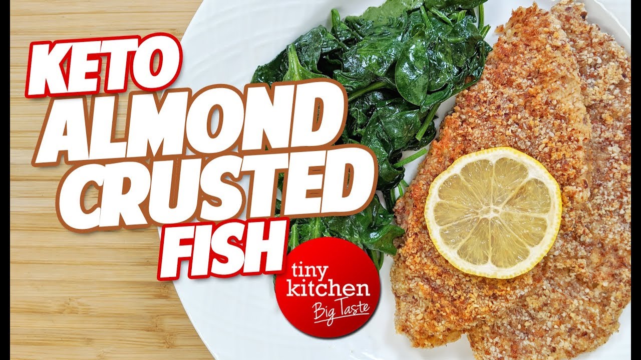 Keto Almond-Crusted Fish // Tiny Kitchen Big Taste :: Keto Month