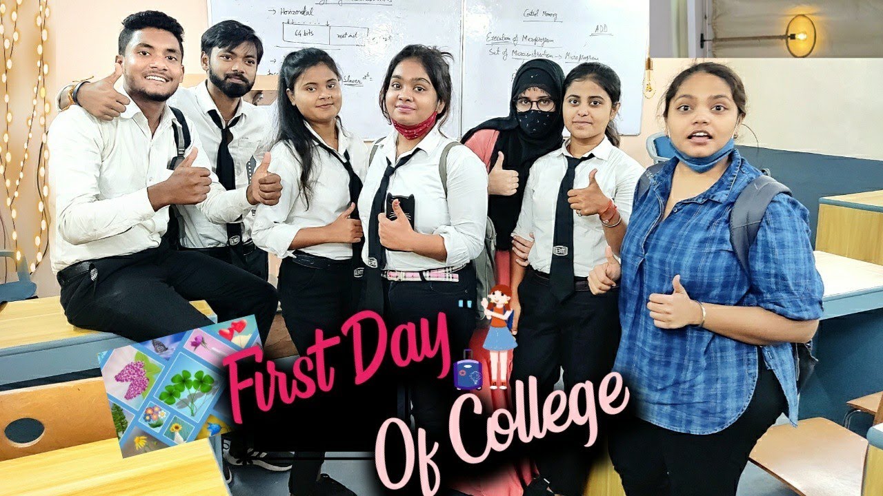 First Day Of College | A Day In The Life Of BCA Student | First Day In College | Life Of BCA Student