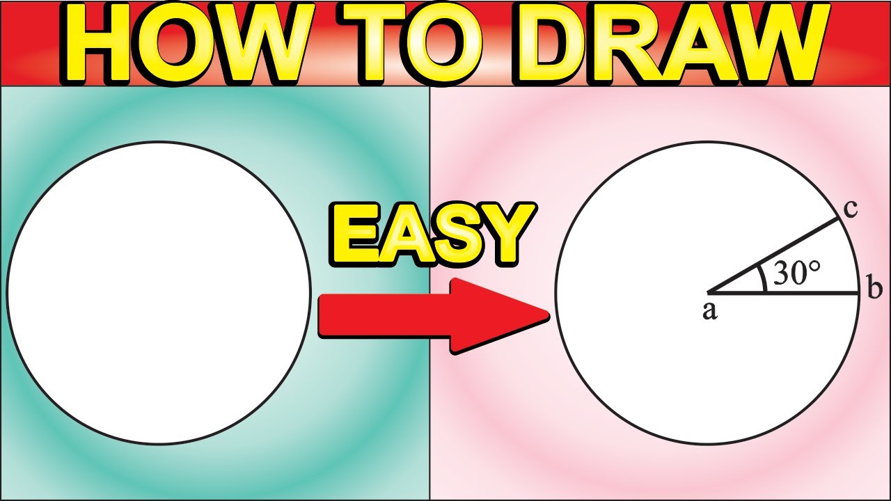 Find the length of an arc of a circle with radius. How to draw math diagram in Corel Draw X7.