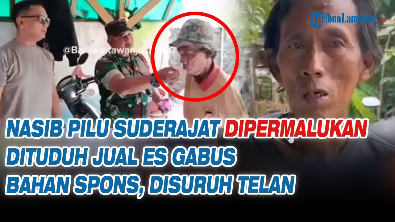 Nasib Pilu Suderajat Dipermalukan Dituduh Jual Es Gabus Bahan Spons, Disuruh Telan