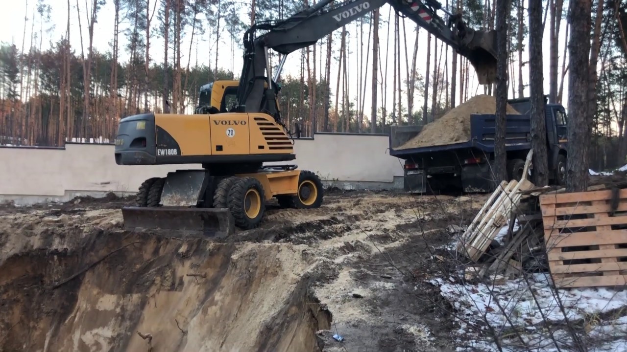Оренда колісного екскаватора Volvo EW180B