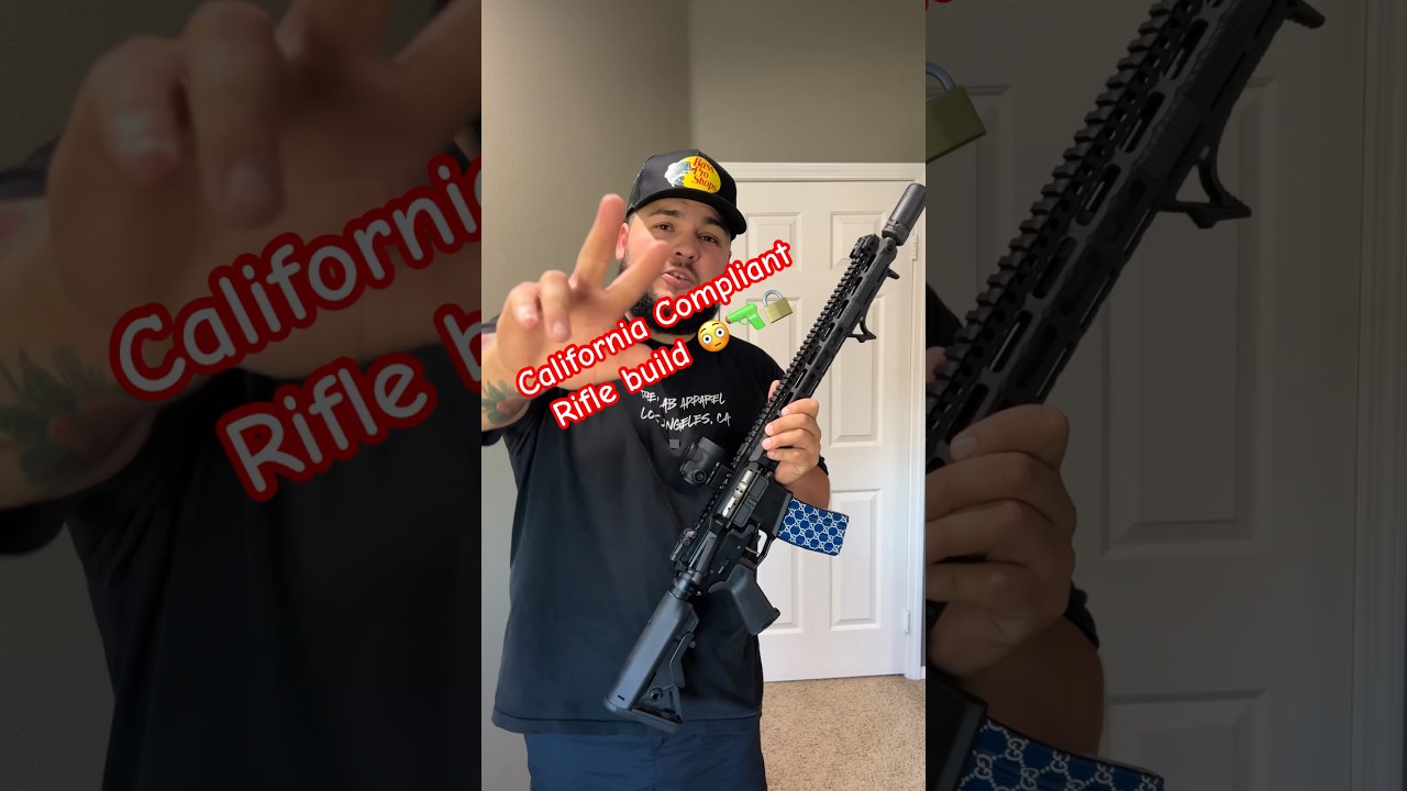 California Compliant Rifle🔫 This is Crazy 😮🔒 #shorts #viral #legal #california