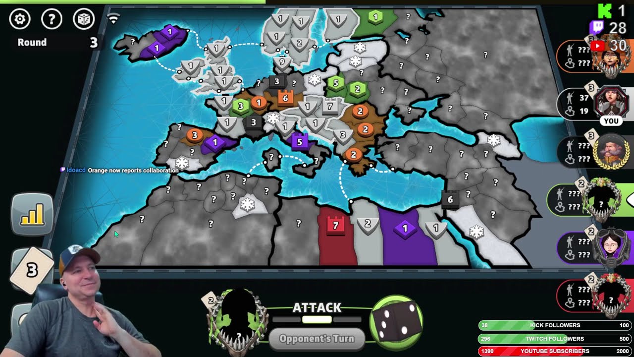 Marathon finish on Europe Advanced! meta settings | Risk: Global Domination