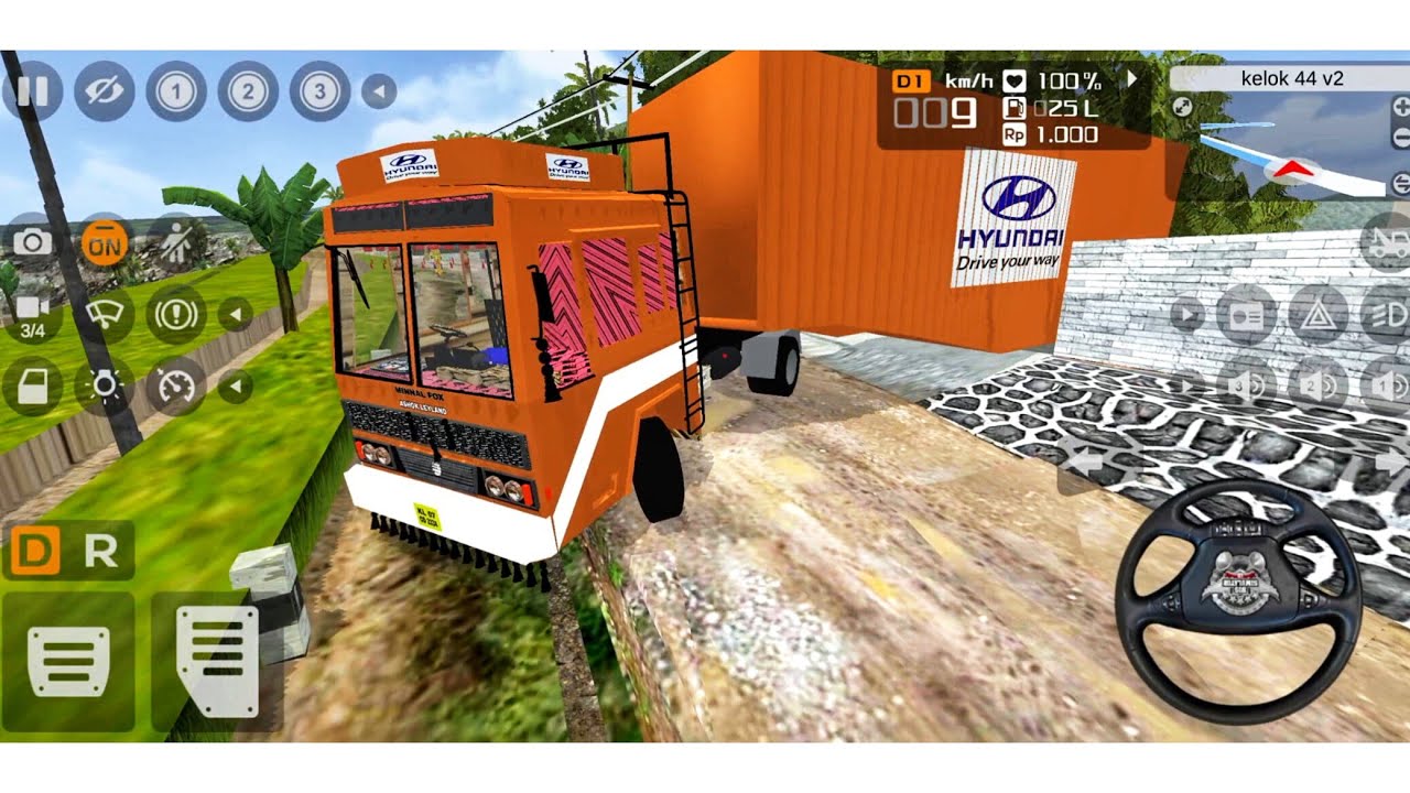 New Ashok Leyland truck for Bus simulator Indonesia truck mod Android gameplay 