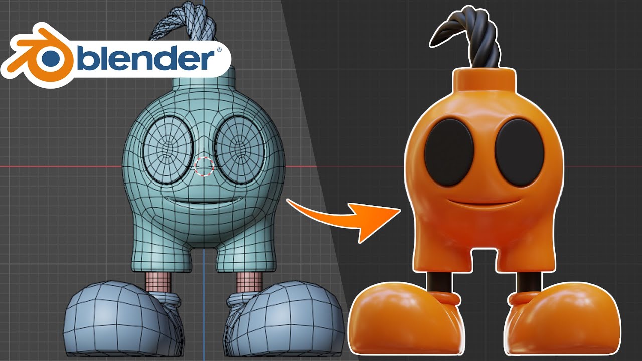 Blender fr | Tuto Blender personnage 3d debutant part 01 [ TUTO FR ]