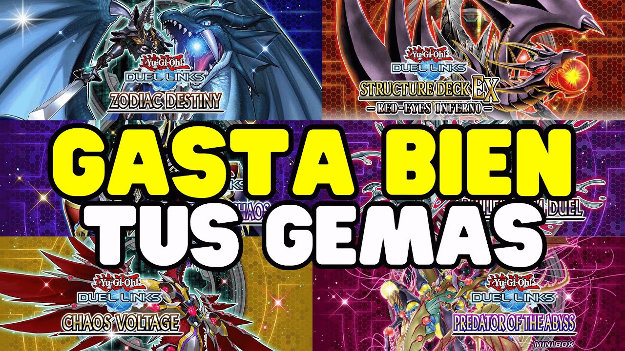 Las 5 MEJORES CAJAS que DEBES ABRIR para APROVECHAR al MÁXIMO tus GEMAS en Yu-Gi-Oh! Duel Links