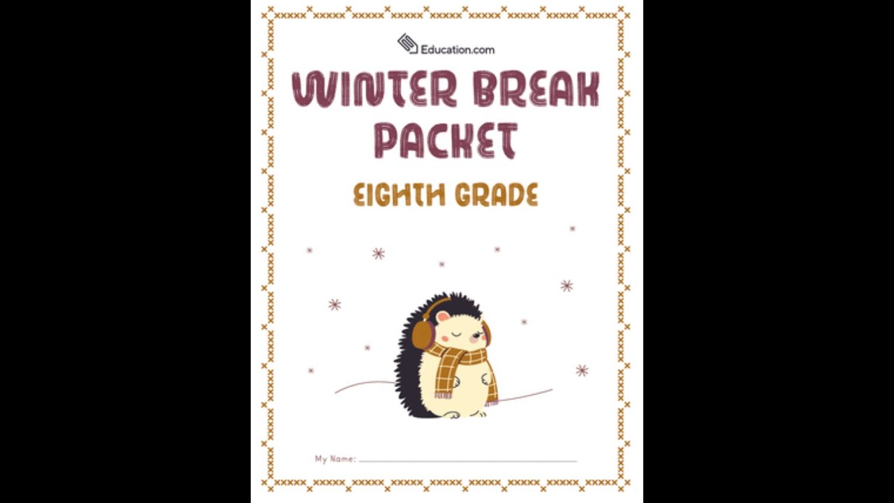 8th Grade (Winter Break Packet) Part 2