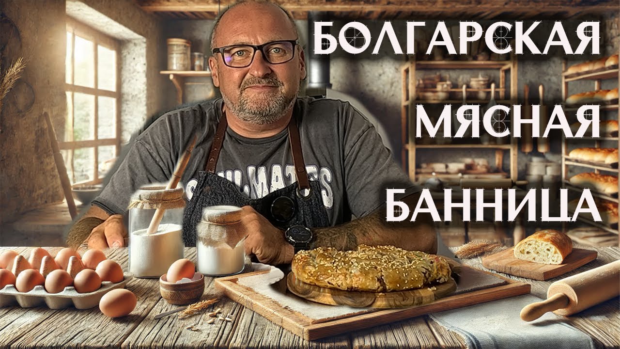 Болгарская мясная Банница. Отличная закуска, когда гости пришли внезапно!