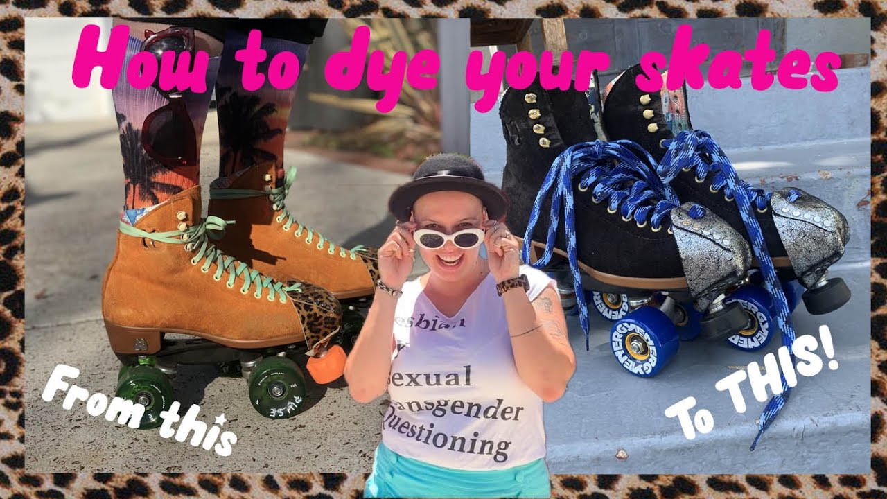 HOW TO DYE ROLLER SKATE BOOTS!
