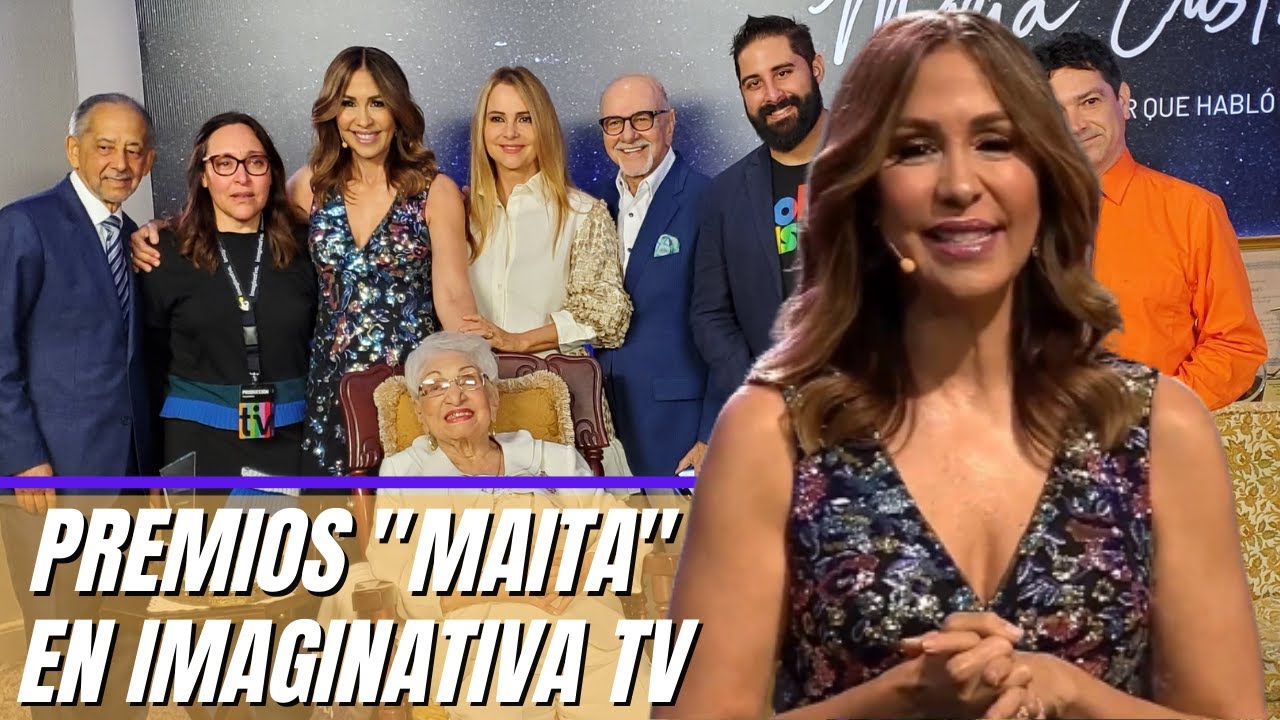 Esta Noche Mariasela desde Imaginativa Tv, conduce los premios "Maita"