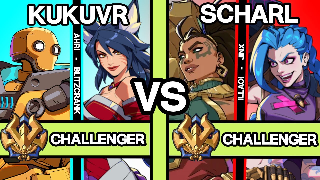 2XKO ▰ KUKUVR (Ahri/Blitzcrank) vs SCHARL (Illaoi/Jinx) ▰ 2XKO Pro Replays