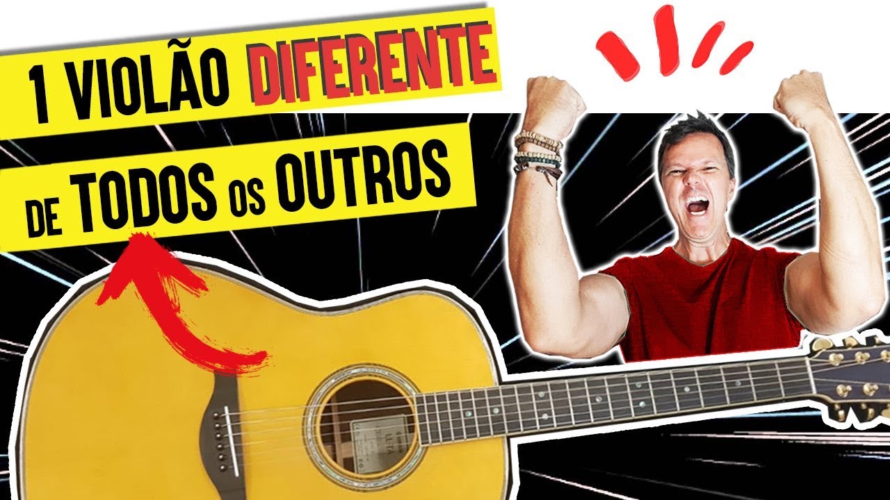 Um violão DIFERENTE de TODOS OS OUTROS (aula de violão) Yamaha LL-TA