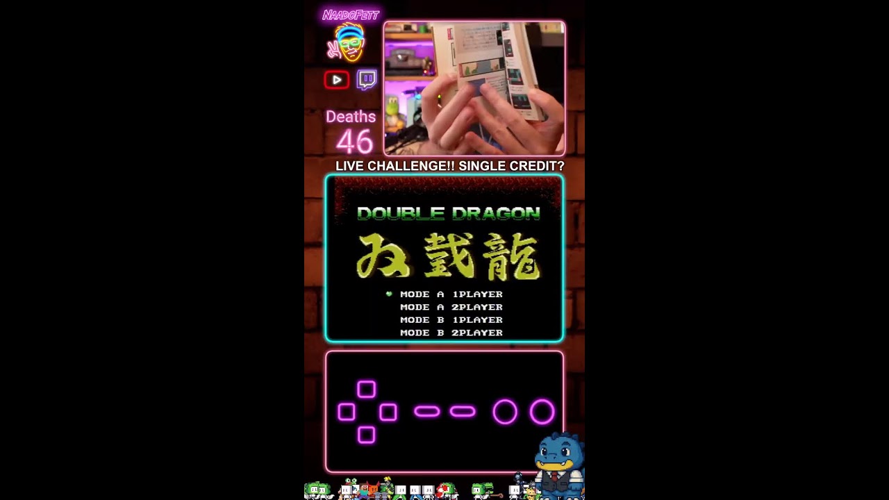 10 Lives To Beat Double Dragon! | Can I Do It? (NES, 1988)