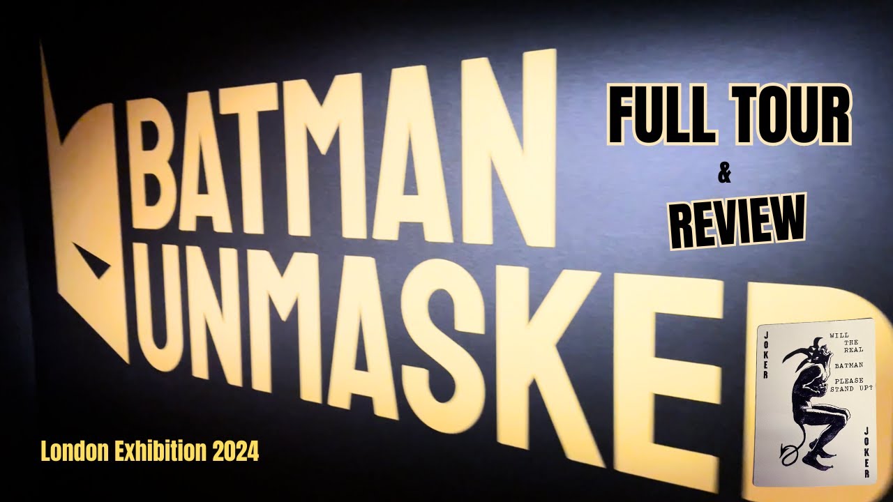 Batman Unmasked London Exhibition: full tour and review