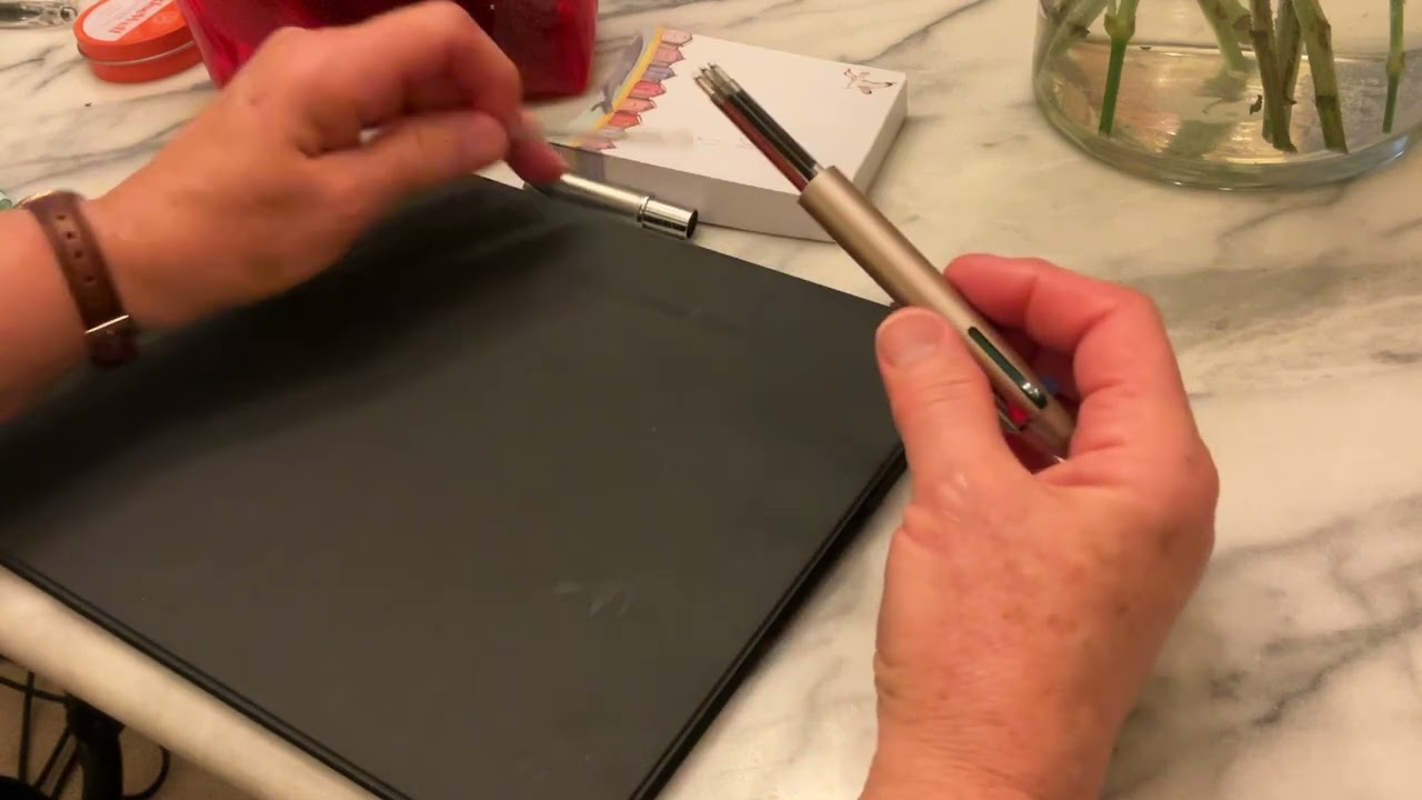 Knitting the Notes with Dr. B:  Changing the pen refills/inserts in a Dr. Grip 4+1 Pilot pen