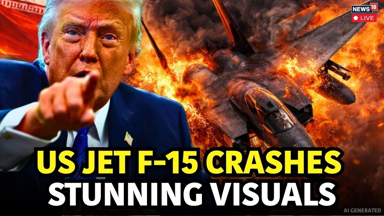 F-15E Strike Eagle Down LIVE: Operation Epic Fury Bombshell; Pilot Ejects Safely | Iran Vs Israel-US