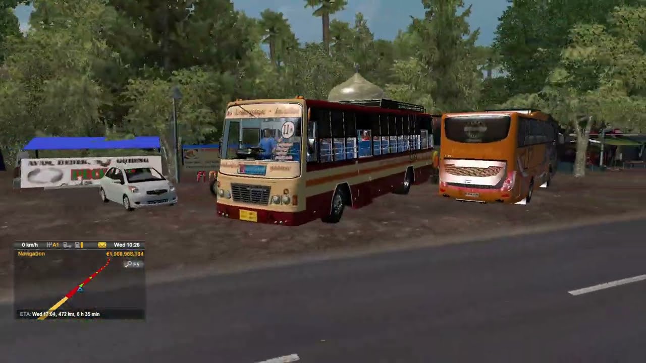 Tamilnadu bus mod in ETS 2 | 
