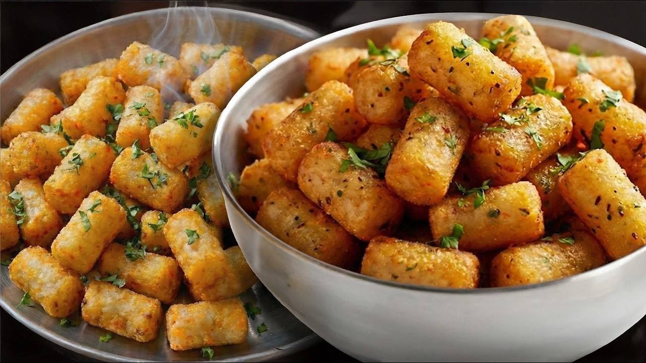I Tried Making Crispy Potato Bites Using Semolina