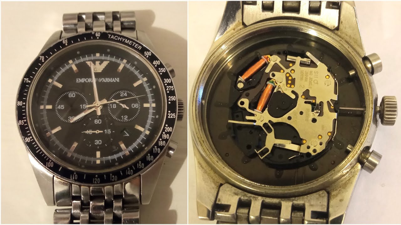 Emporio Armani Watch AR5988 - Battery change