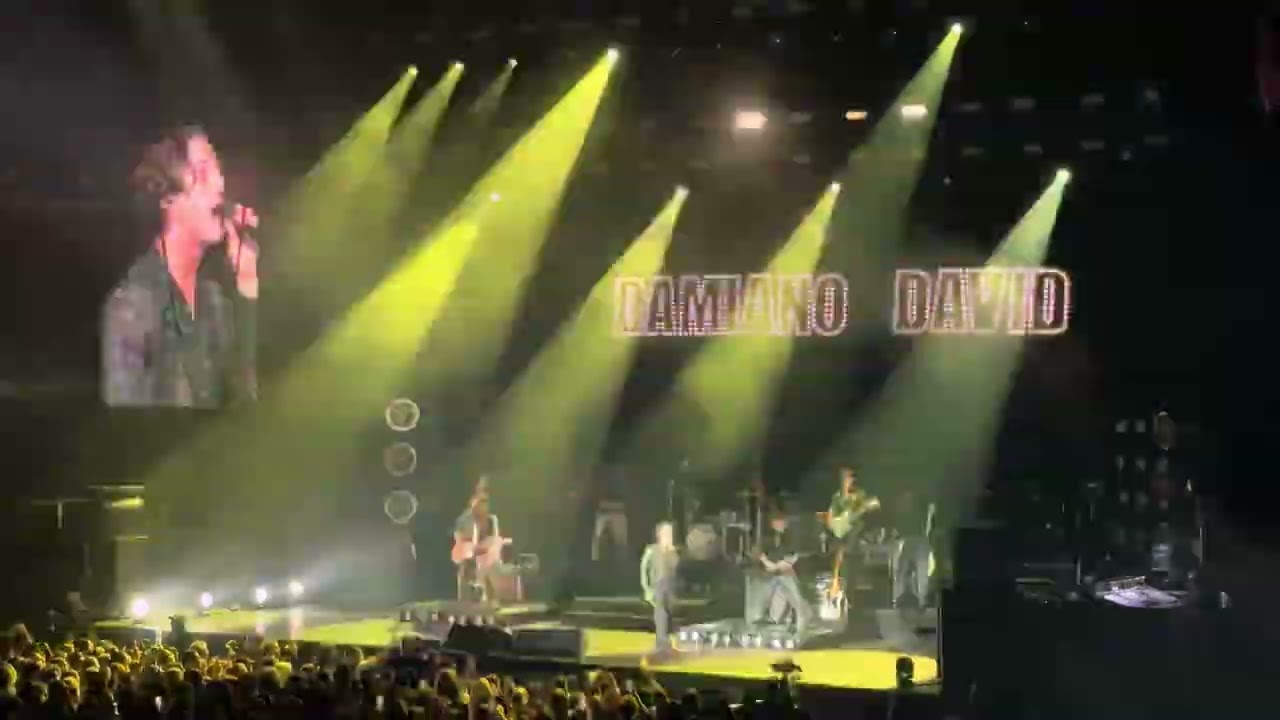Damiano David à adidas Arena Paris le 26 septembre 2025