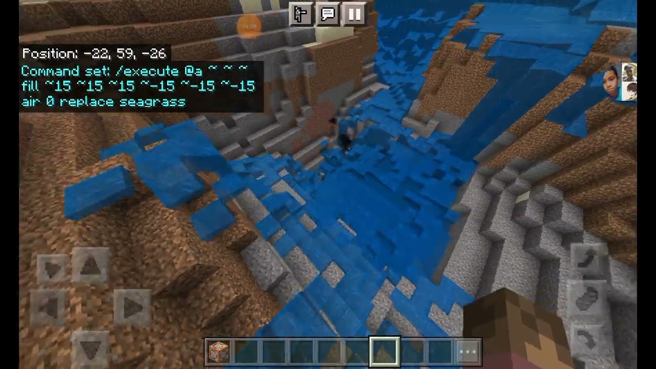 how to use water turn to air with command