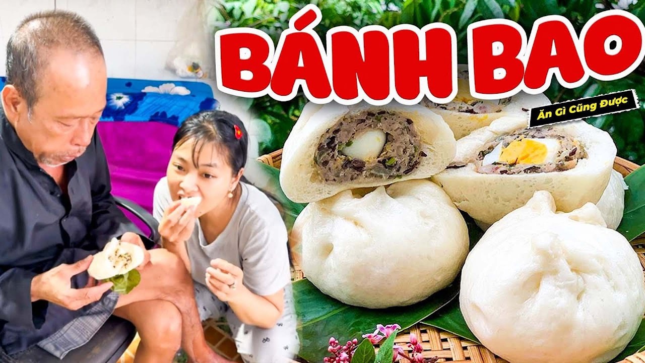 Làm Món Bánh Bao Cha Thích Trắng Xốp, Nở To Thành Công Ngay Lần Đầu - Ăn Gì Cũng Được