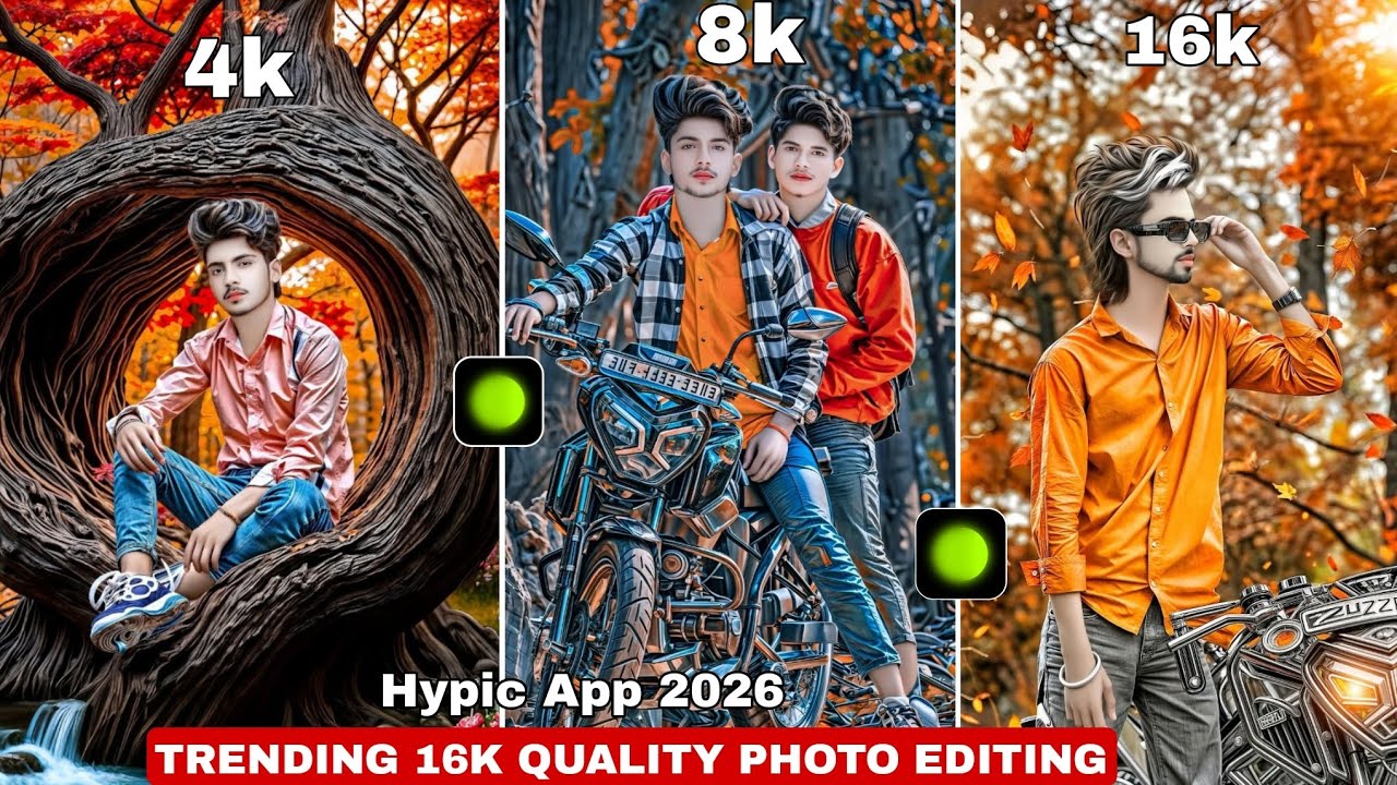 Trending 4K, 8K, 16K, Quality Photo Editing |New 8K Photo Editing App | Hypic App Photo Editing
