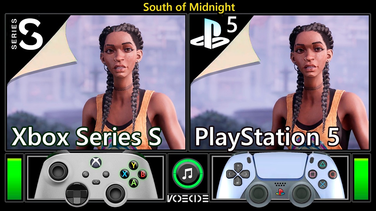 South of Midnight (Xbox Series S vs PlayStation 5) Real Hardware Comparison